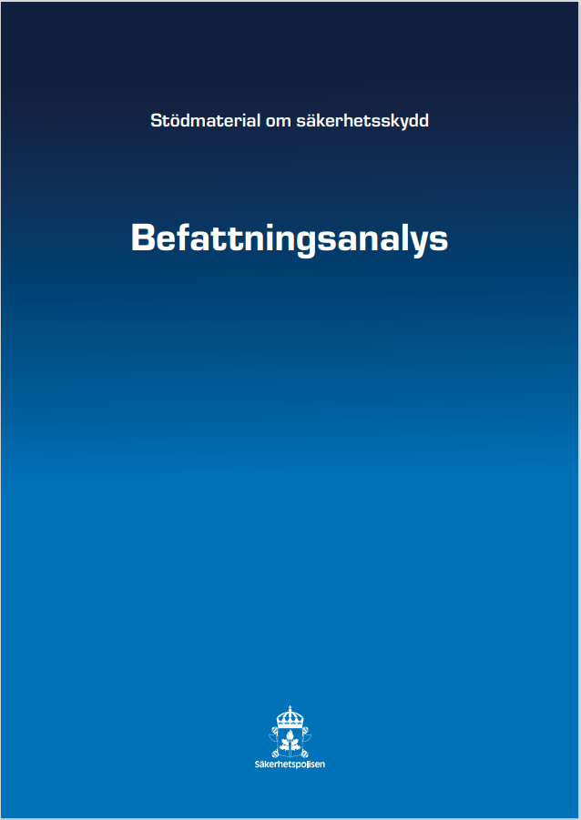 Stödmaterial säkerhetsskydd - Befattningsanalys